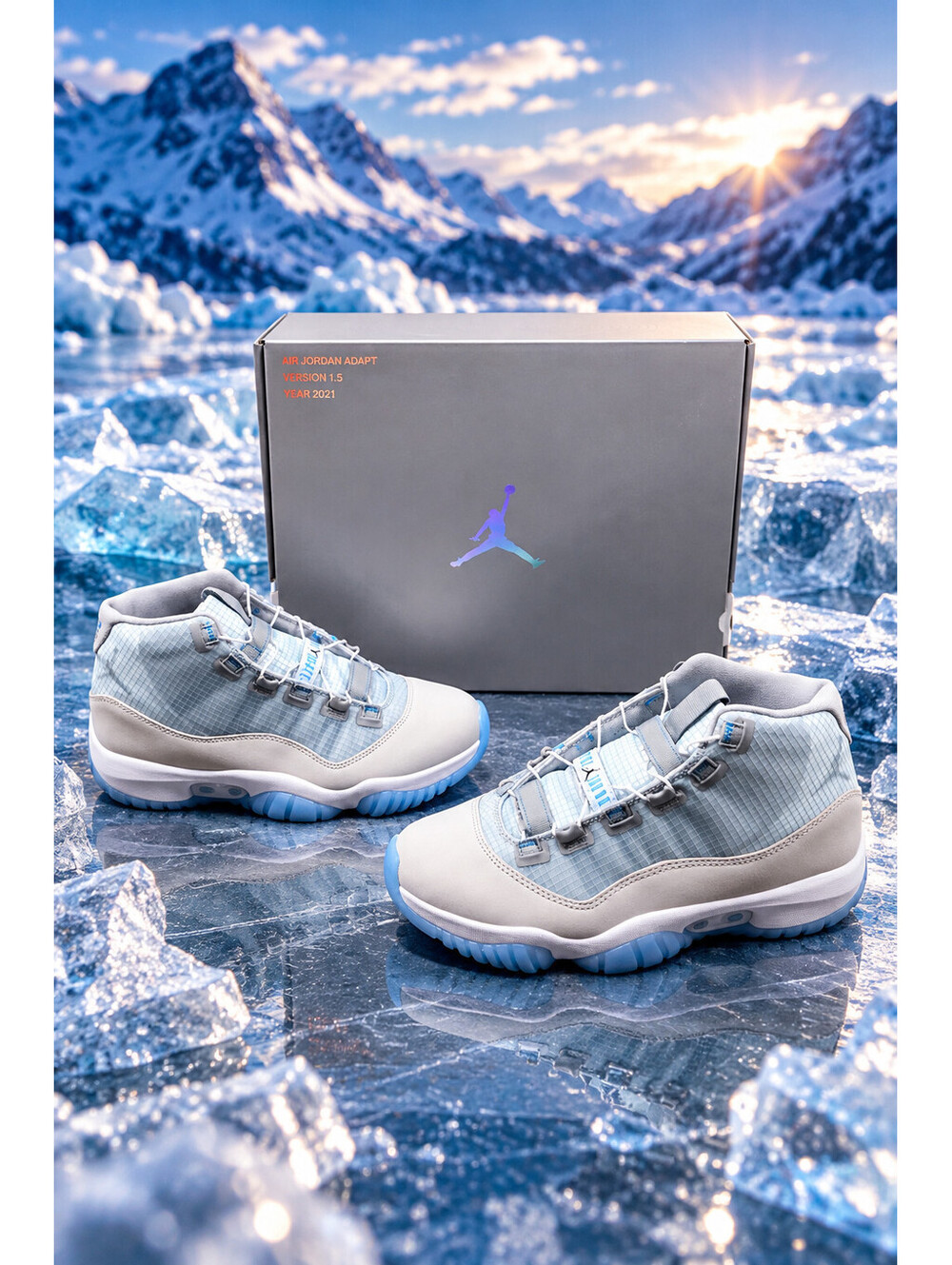 ❄️❄️❄️AIR JORDAN 11 ADAPT LEGEND BLUE SIZE 6.5 SKU#DO6365-001 BRAND NEW!